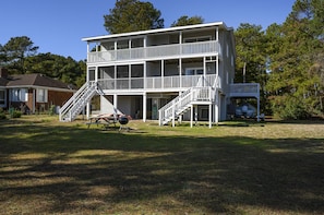 Island Haven, on the left, has all the makings of a fabulous Chincoteague Vacation.