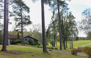 outside