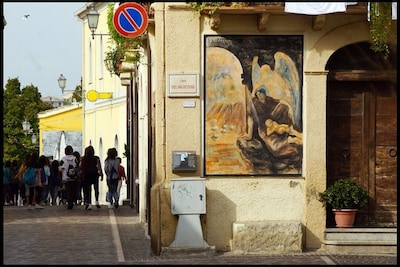 Borgo künstlerisches Dorf Wandbild