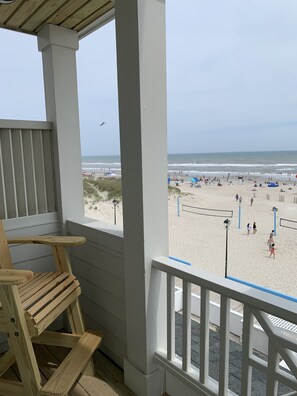 Master bedroom deck
