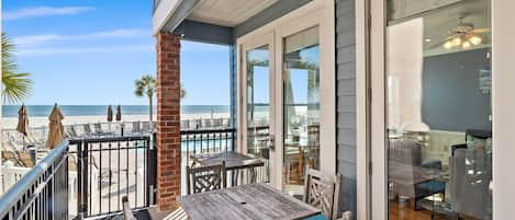 Oceanfront Balcony- Walk right off to the Grand Pavilion Pools!!