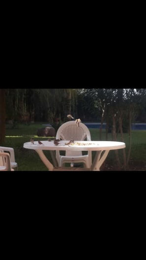Outdoor dining