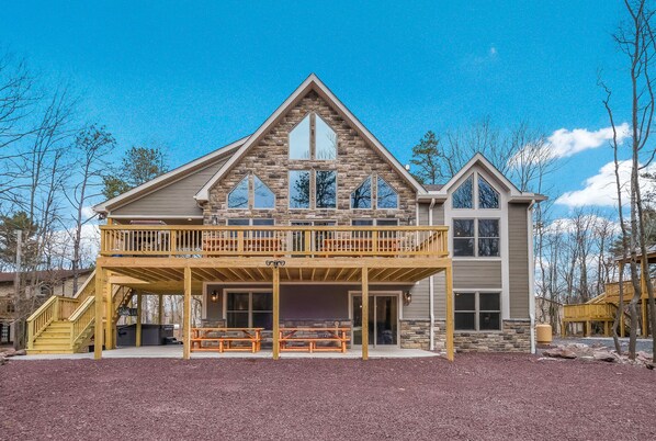 Exterior View of our Poconos Vacation Home - Rainier