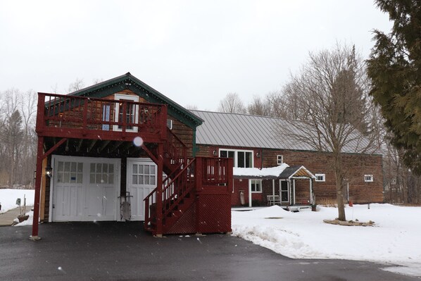 Studio on 2nd floor with deck