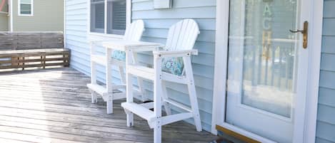 second floor front deck