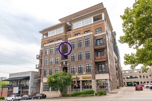 Enjoy the view as you tower above Dickson street on your own 5th floor private balcony!