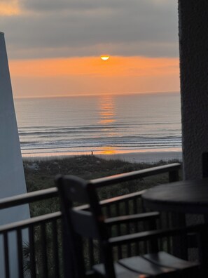 Sunrise from the balcony