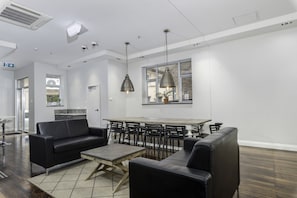Sala de estar en el lobby