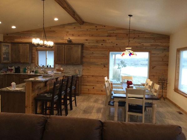 Kitchen and dining room