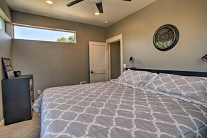Primary Bedroom with King Bed (and TV, not shown)