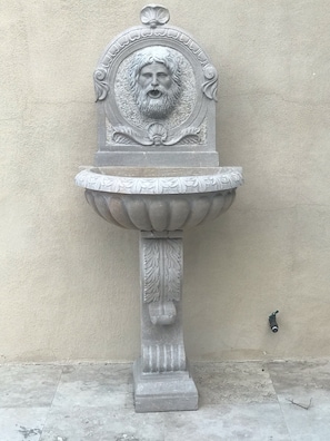 Fountain at main patio 