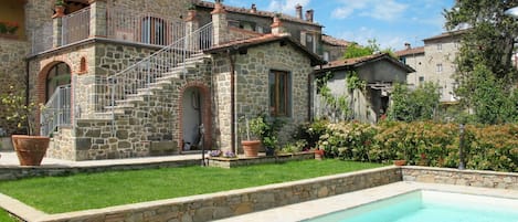 Proprietà, Piscina, Costruzione, Casa, Immobiliare, Zona Residenziale, Casa, Estate, Villa, Backyard