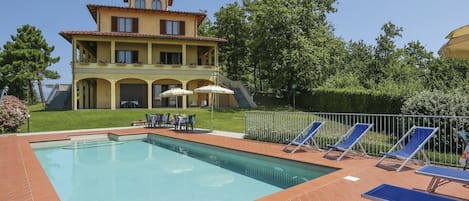 Ciel, Bâtiment, Propriété, L'Eau, Plante, Piscine, Bleu Azur, Ombre, Arbre, Maison