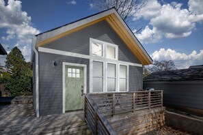 This is in a terrific and quiet part of the neighborhood. The place is thoughtfully appointed and comfortable.  -Geoffrey