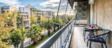 Street view from the apartment