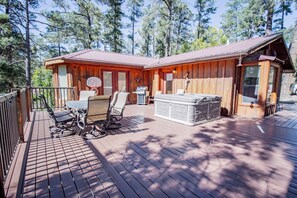Deck with Hot Tub