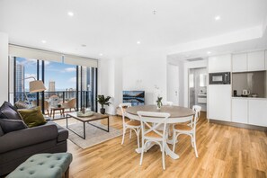 Living Room and Dining Area