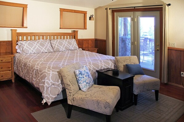 The resort is on Upper Klamath Lake NWR.  Wake up to the sounds of nature.