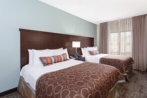 Drift to sleep in a comfortable bed after a wonderful day outside.
