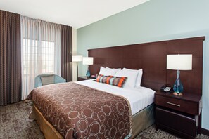Drift to sleep in a comfortable bed after a wonderful day outside.