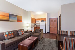 Enjoy the warm and cozy decor.