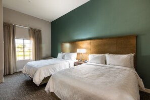 Drift to sleep in a comfortable bed after a wonderful day outside.