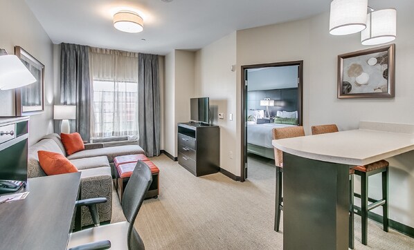 You will love the open living area.