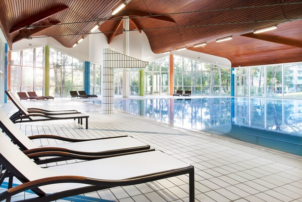 Spend time with family and friends by the pool.