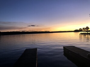 Sunset from dock