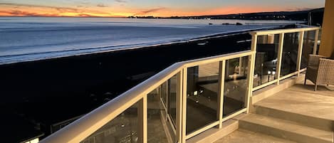 Breathtaking sunset views on the new deck!