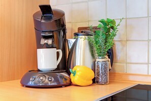 Kaffe och/eller kaffebryggare