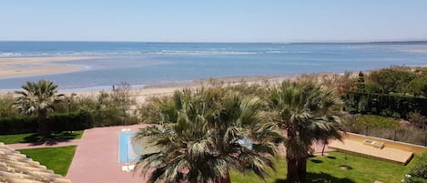 Vista para a praia ou o mar