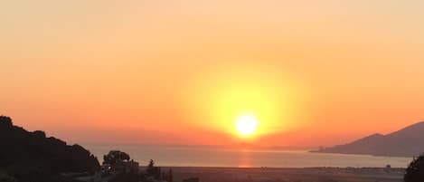 Vue sur la plage/l’océan