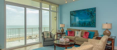 Living Room with beach view