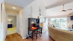 DECK IN LIVING ROOM