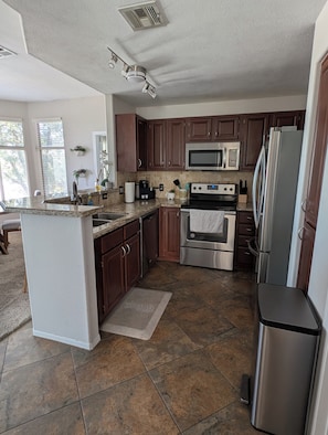 Kitchen With Stainless Steel Appliances