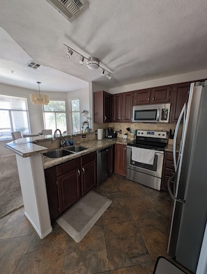 Kitchen With Stainless Steel Appliances