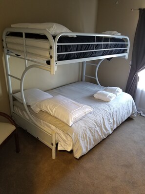 Full size bed and twin bed