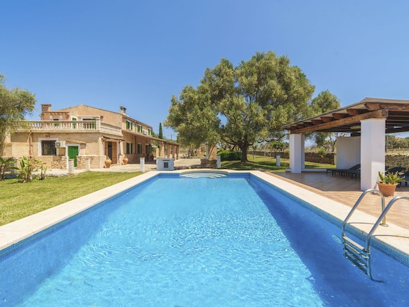 Blau, Schwimmbad, Estate, Schatten, Resort, Hazienda, Villa, Landscaping, Eco Hotel, Bauernhaus