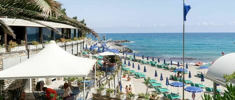 Sky, Water, Property, Azure, Plant, Shade, Beach, Seaside Resort