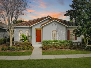 Home is all on one level - no stairway inside.