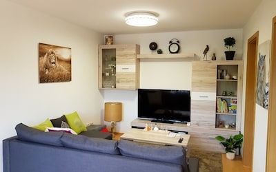 Holidays directly in the spa town of Oberwiesenthal in a modern, cozy 3-room apartment