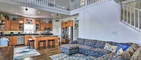 Galveston Vacation Rental | 4BR | 2.5BA | 2,000 Sq Ft | Stairs to Access