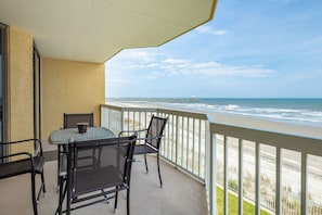 Private balcony ocean views