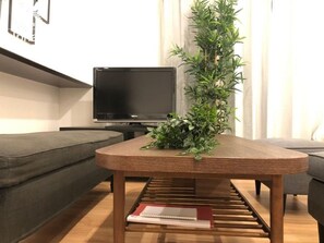 There is also a sofa table.