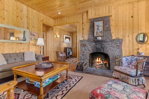 Wood Burning Fireplace