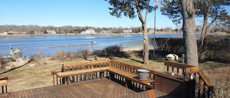 Beautiful deck (patio furniture to be added in April)