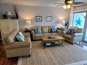 The Great Room has super-comfy furniture, perfect for napping and lounging!