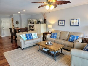 Here's a view of the Great Room looking towards the Game Table and Bookshelf