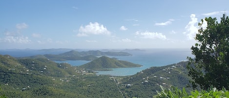 Blick von der Unterkunft